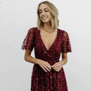 Baltic Born Marseille Embossed Maxi Dress